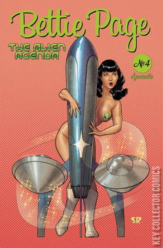Variant Cover for Bettie Page: Alien Agenda #4