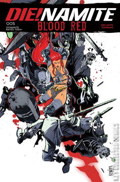 Variant Cover for Die!namite: Blood Red #5