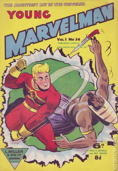 Cover art for Young Marvelman #54 