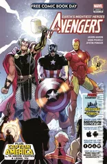 Variant Cover for Free Comic Book Day 2018: Avengers / Captain America #1