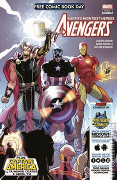 Variant Cover for Free Comic Book Day 2018: Avengers / Captain America #1