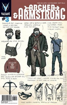 Variant Cover for Archer & Armstrong #3