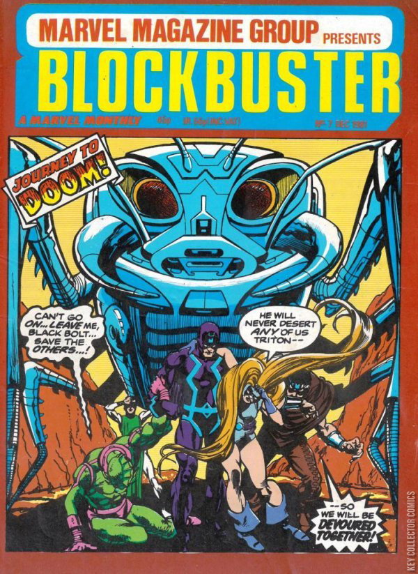 Key Master Blockbuster Blockbuster #7 Published December 1981 | Key Collector
