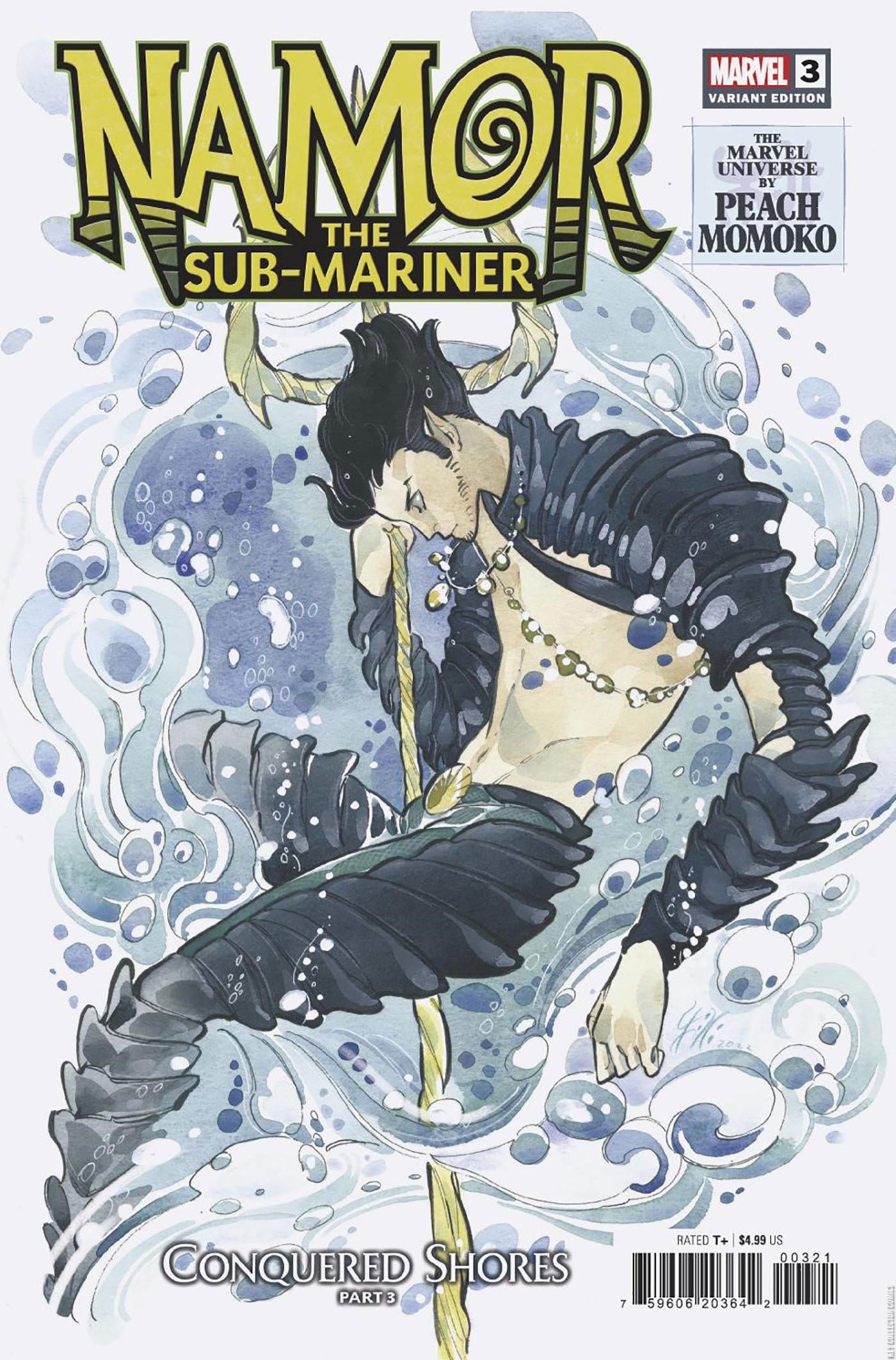 Variant Cover for Namor: Conquered Shores #3