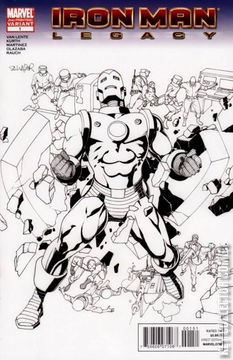 Variant Cover for Iron Man: Legacy #1
