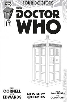 Variant Cover for Doctor Who: Four Doctors #1