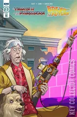 Variant Cover for Transformers / Back to the Future #3