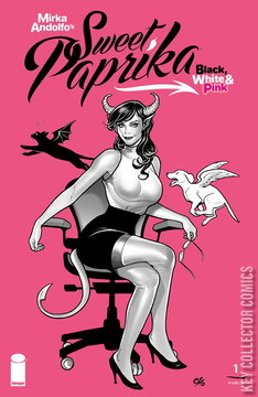Variant Cover for Sweet Paprika: Black White and Pink #1