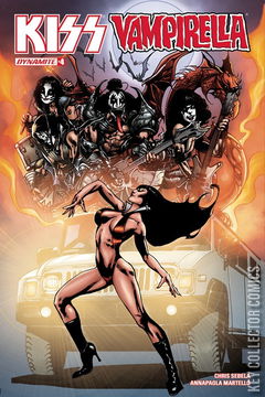 Variant Cover for KISS / Vampirella #4