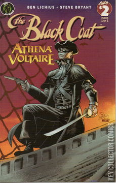 Variant Cover for The Black Coat & Athena Voltaire #1