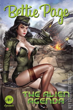 Variant Cover for Bettie Page: Alien Agenda #1