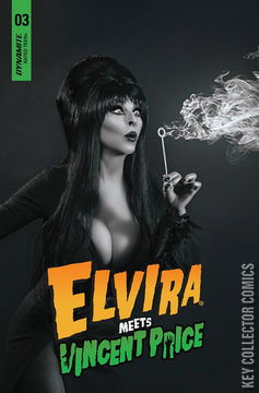 Variant Cover for Elvira Meets Vincent Price #3