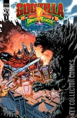 Variant Cover for Godzilla vs. The Mighty Morphin Power Rangers #1