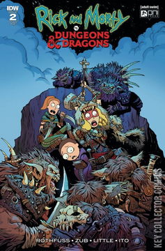 Variant Cover for Rick and Morty vs. Dungeons & Dragons #2