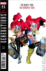 Variant Cover for Generations: The Unworthy Thor & The Mighty Thor #1