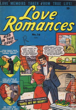 Variant Cover for Love Romances #16