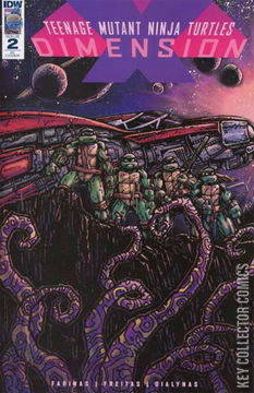 Variant Cover for Teenage Mutant Ninja Turtles: Dimension X #2