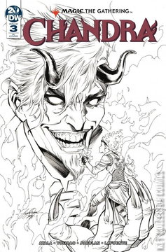 Variant Cover for Magic the Gathering: Chandra #3