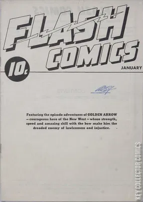 Flash Comics Ashcan