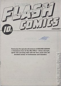 Flash Comics Ashcan