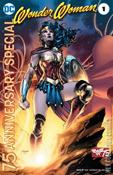 Variant Cover for Wonder Woman 75th Anniversary #1