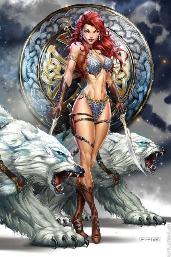 Variant Cover for Invincible Red Sonja #4