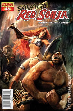 Variant Cover for Savage Red Sonja: Queen of the Frozen Wastes #3