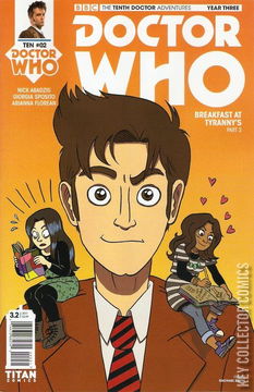Variant Cover for Doctor Who: The Tenth Doctor - Year Three #2