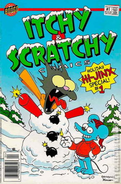 Variant Cover for Itchy & Scratchy Comics Holiday Hi-Jinx Special #1