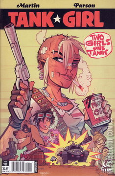 Variant Cover for Tank Girl: Two Girls One Tank #1