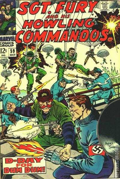 Cover art for Sgt. Fury and His Howling Commandos #59
