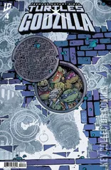 Variant Cover for Teenage Mutant Ninja Turtles x Godzilla #4