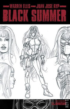 Variant Cover for Black Summer #2