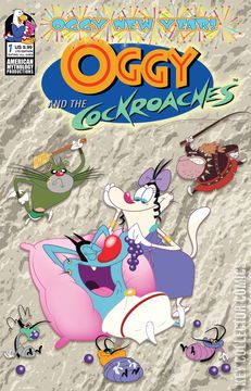 Variant Cover for Oggy and the Cockroaches: Oggy New Year #1