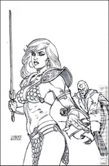 Variant Cover for Red Sonja: The Superpowers #2