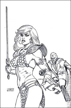 Variant Cover for Red Sonja: The Superpowers #2
