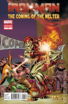 Variant Cover for Iron Man: The Coming of the Melter #1