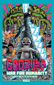 Variant Cover for Godzilla: War for Humanity #4