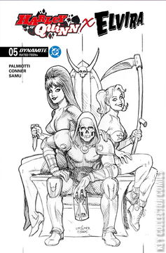 Variant Cover for Harley Quinn x Elvira #5