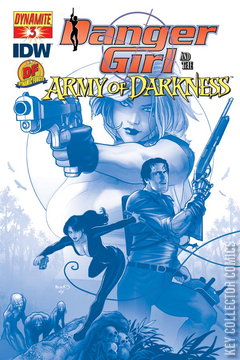 Variant Cover for Danger Girl and the Army of Darkness #3