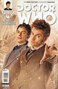Variant Cover for Doctor Who: The Tenth Doctor - Year Two #7