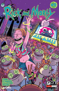 Variant Cover for Rick and Morty #9