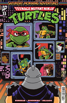 Variant Cover for Teenage Mutant Ninja Turtles: Saturday Morning Adventures #33