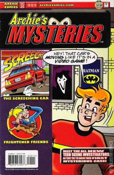Key Archie Comics Archie's Mysteries by Archie | Key Collector Comics