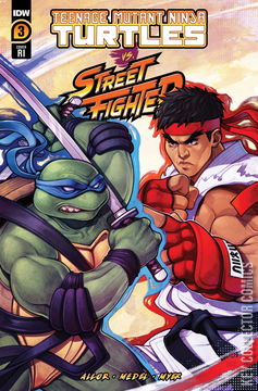 Variant Cover for Teenage Mutant Ninja Turtles vs. Street Fighter #3