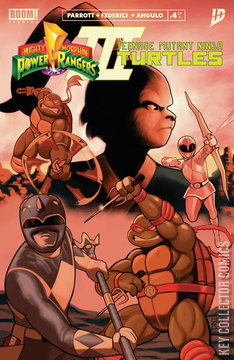 Variant Cover for Mighty Morphin Power Rangers / Teenage Mutant Ninja Turtles #4
