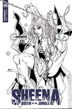 Variant Cover for Sheena, Queen of the Jungle #5