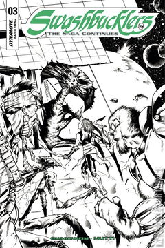 Variant Cover for Swashbucklers: The Saga Continues #3