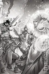 Variant Cover for Mighty Barbarians #4