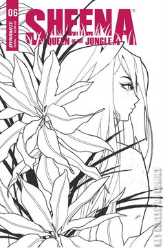 Variant Cover for Sheena, Queen of the Jungle #6